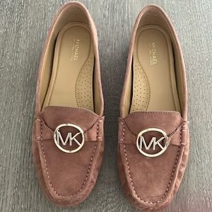 Michael Kors moccasins. Lilac or soft pink. Size 8.